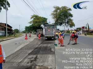 UF2.
Variante Villa Rica
PR2+400 AL PR3+000
Ruta 25CCC