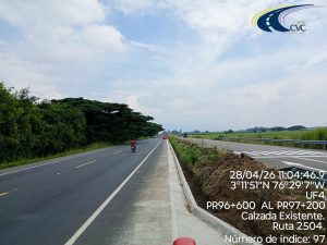 UF4
PR96+600 AL PR97+200
Calzada Existente.
Ruta 2504.